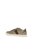 Gucci Beige Polyester Athletic Sneakers