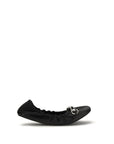 Gucci Black Calf Leather Bos Taurus Ballet Flats