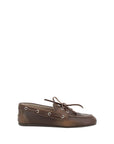 Miu Miu Brown Calf Leather Bos Taurus Slip-On Loafers