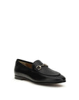 Gucci Black Calf Leather Bos Taurus Slip-On Loafers