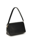 Tory Burch Black Calf Leather Bos Taurus Shoulder Bag