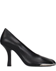 Burberry Black Leather High Heel Pumps