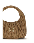 Miu Miu Beige Lamb Ovis Aries Aries Handbag