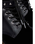 Dr. Martens Black Leather Lace-Up Boots