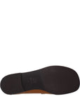 Miu Miu Brown Leather Slip-On Loafers