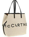 Stella McCartney Beige Cotton Tote Bag
