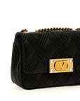 Valentino Garavani Black Lamb Leather Shoulder Bag