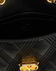 Valentino Garavani Black Lamb Leather Shoulder Bag