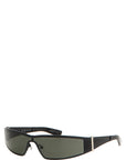 Alexander McQueen Black Acetate Sunglasses