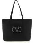 Valentino Garavani Black Calfskin Tote Bag