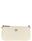 PINKO White Goatskin Crossbody Bag