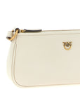 PINKO White Goatskin Crossbody Bag