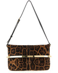 Tod's Brown Calfskin Shoulder Bag