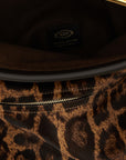 Tod's Brown Calfskin Shoulder Bag