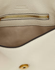 PINKO White Goatskin Crossbody Bag