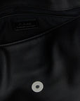 PINKO Black Goatskin Shoulder Bag
