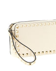 Valentino Garavani White Calfskin Clutch Bag