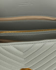 PINKO Gray Lambskin Handbag