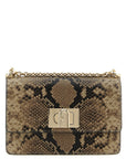 Furla Gray Goatskin Crossbody Bag