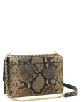 Furla Gray Goatskin Crossbody Bag
