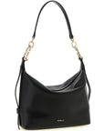 Furla Black Calfskin Shoulder Bag