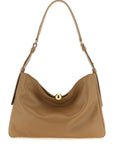 Furla Beige Calfskin Shoulder Bag