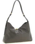 Furla Gray Calfskin Shoulder Bag