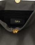 Furla Gray Calfskin Shoulder Bag