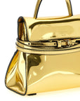 Moschino Gold Polyethylene Handbag