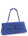 Moschino Blue Calfskin Shoulder Bag