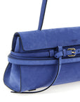 Moschino Blue Calfskin Shoulder Bag