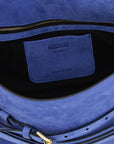Moschino Blue Calfskin Shoulder Bag