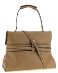 Moschino Beige Napa Leather / Calf Bos Taurus Shoulder Bag