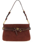 PINKO Bordeaux Lamb Leather Shoulder Bag