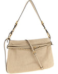 PINKO Beige Cowhide Shoulder Bag