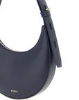 Furla Blue Calfskin Shoulder Bag