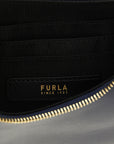 Furla Blue Calfskin Shoulder Bag