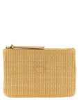 PINKO Beige Polypropylene Clutch Bag