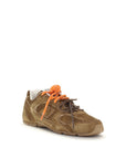 Miu Miu Brown Calf Leather Bos Taurus Athletic Sneakers