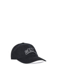 Ganni Black Cotton Cap (Baseball Hat)