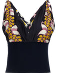 Tory Burch Black Silk Tank Tops