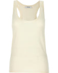 Max Mara White Cashmere Tank Tops
