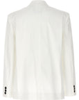 Moschino White Cotton Blazer