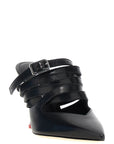 Alexander McQueen Black Cowhide High Heel Pumps