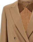 Max Mara Beige Virgin Wool Blazer