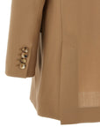 Max Mara Beige Virgin Wool Blazer