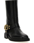 Valentino Garavani Black Calfskin Ankle Boots