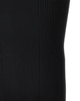Alexander McQueen Black Viscose Midi Dress