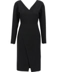 Fendi Black Viscose Midi Dress