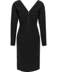 Fendi Black Viscose Midi Dress